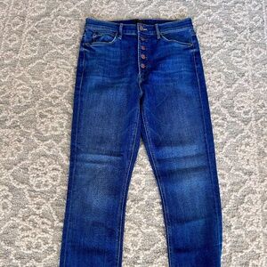 Mother Jean Pixie Dazzler Ankle Fray -color beginners luck